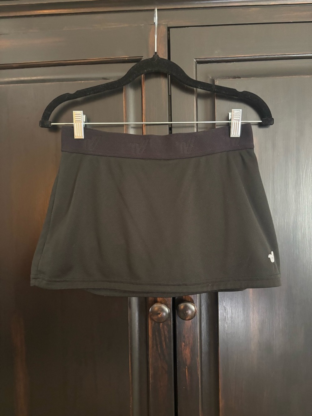 Varsity Black Athletic Skirt